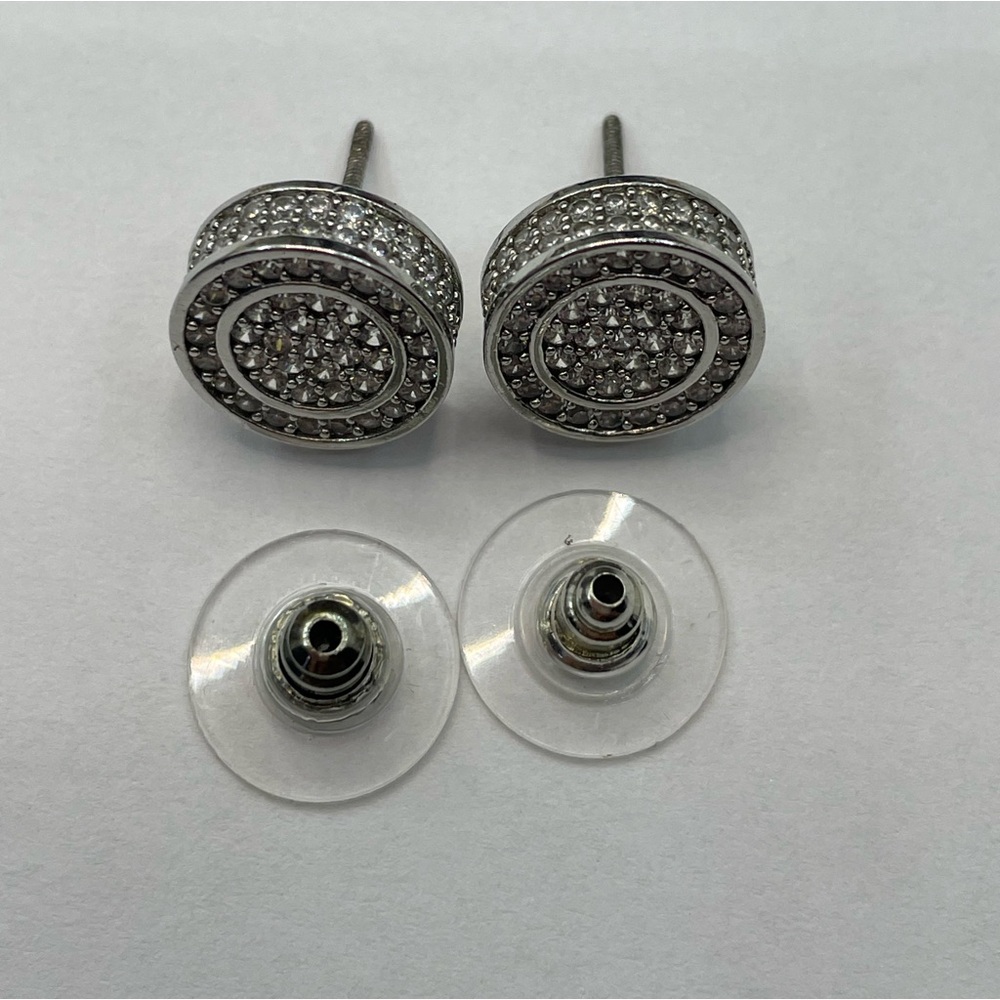 Round Austrian Crystal Earrings unisex - Picture 12 of 12